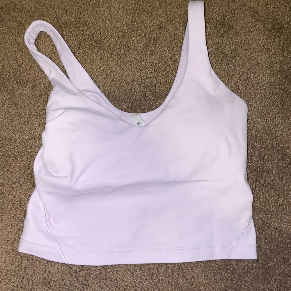 Lululemon size 2 light pink align tank
